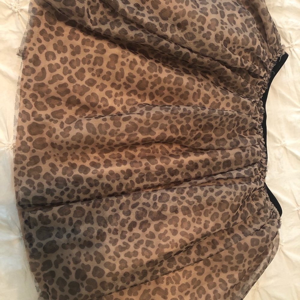 Girls leopard tutu